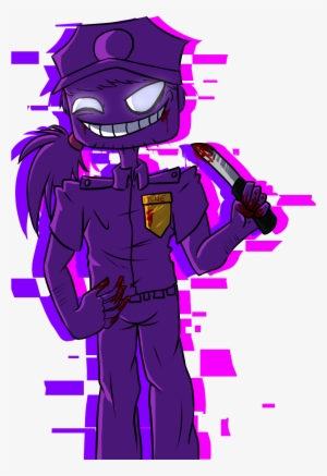 Purple Man - Purple Guy Fnaf No Background