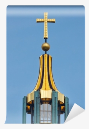 Golden Cross On Top Of The Berliner Dom , Berlin, Ger - Cross