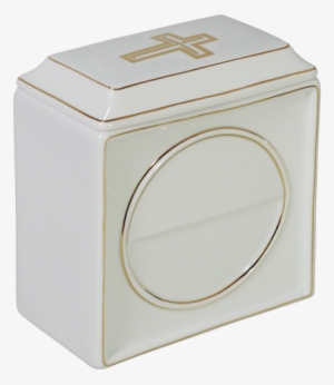 High Gloss Finish With Hand Painted Golden Accents, - Box