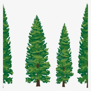Pine Tree Forest Silhouette At Getdrawings - Forest Clipart