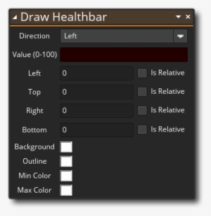 Draw Healthbar Syntax - Drawing