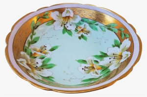 Gorgeous Limoges France & Pickard Studio Of Chicago - Plate