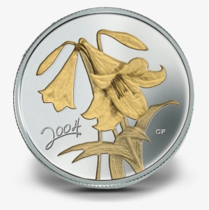 2004 Sterling Silver 50 Cent Coin - Golden Flower Series: