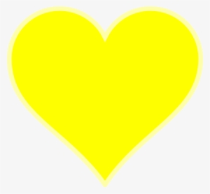 Yellow Heart Transparent Background - Yellow Heart No Background
