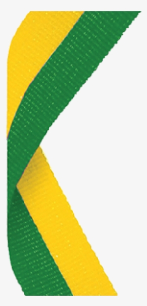 Green/yellow Woven Ribbon - Yellow And Green Ribbons