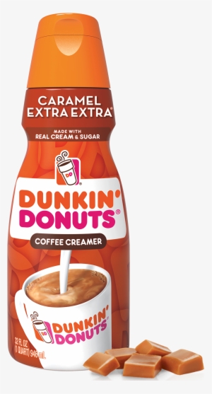 Dunkin Donuts Caramel Extra Coffee Creamer Png Dunkin
