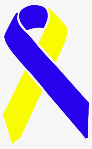 Blue And Yellow Ribbon