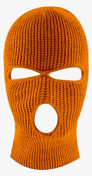 Image Of Orange Goût Exquis Ski Mask - Balaclava