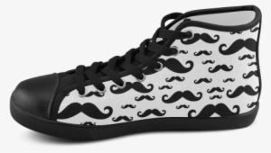 Black Handlebar Mustache / Moustache Pattern Men's