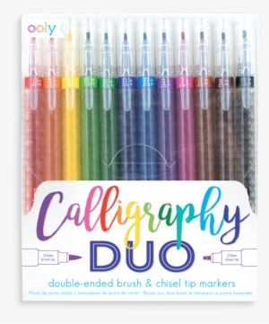 Calligraphy Duo Chisel And Brush Tip Markers - Brush Tip Markers