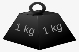 1kg Weight Icons Png - Weight Clipart