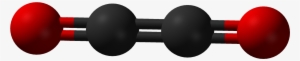 Dicarbon Dioxide 3d Balls - Molecule