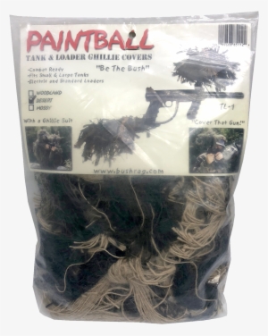paintball tank & loader ghillie covers - paintball tank