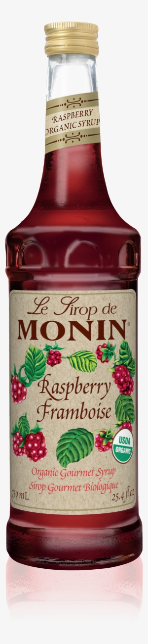 750 Ml Organic Raspberry Syrup - Monin Organic Raspberry Syrup 750 Ml