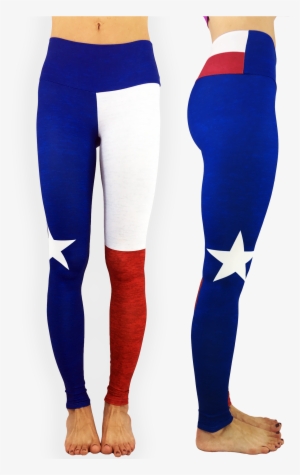 Texas Flag Yoga Pants - Yoga Pants