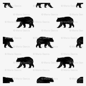 Black Bear Silhouette - Rblack