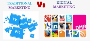 Digital Marketing Vs Traditional Marketing - التسويق التقليدي والتسويق الالكتروني