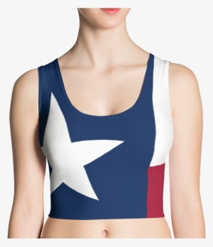 Texas Flag Crop Top