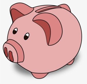 Cartoon Pig - Money Saving Pig Cartoon