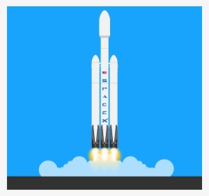636534298458151698 020518 Spacex Falcon Heavy No Text - Space X Rocket Cartoon
