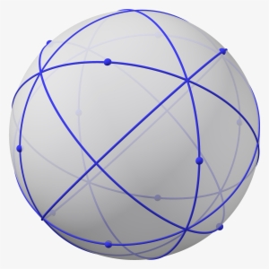 Spherical Polyhedron With Great Circles, 8 B - Spherical Polyhedron