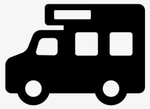 Trailer Car Vector - Caravan Icon Png White