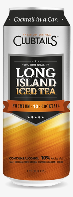 Long Island Iced Tea Cocktail In A Can