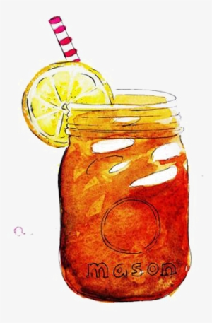 Clip Art Library Library Drink Drawing Iced Tea - Watercolor Clipart Sweet Tea