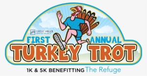 Turkey Trot 5k - Turkey Run Runner Side Cartoon Shower Curtain