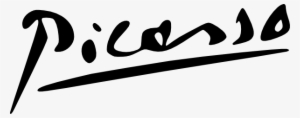 Free Vector Picasso Signature Clip Art - Picasso Signature