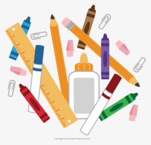 School Supplies Clipart At Getdrawings - School Supplies Clipart Png