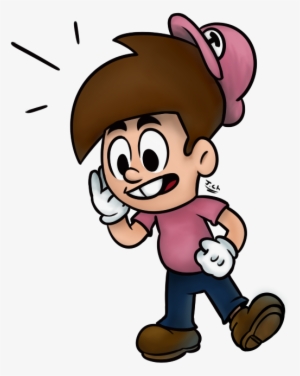 I Drew Timmy Turner In The Artstyle Of The Mario & - Cartoon