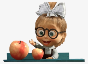 Baby Masha And Two Apples Png - Masha Cartoon Beauty Full