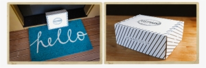 Hello Doormat With Postmark'd Studio Box - Subscription Box