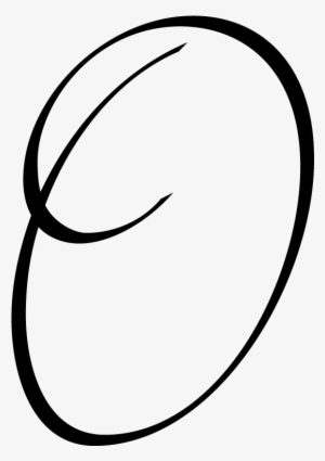 Monogram Letter O - Line Art