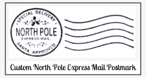 Postmarked Mail April Onthemarch - Santa North Pole Postmark