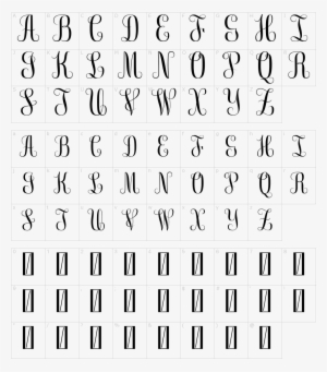 Font Characters