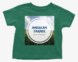American Corn Field Toddler T Shirt Grass Green - T-shirt