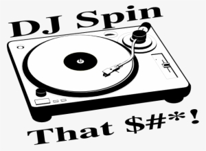 Dj Clipart Turntable - Dj Spin