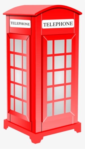Telephone Booth Clipart Cartoon - London Phone Booth Clip Art