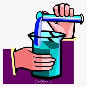 mixing chemicals royalty free vector clip art illustration - mistura de produtos quimicos