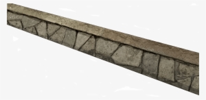Random Stone Ledge Concrete Stamp Step Insert - Stone Wall