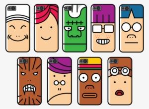Phone Case Cartoon Character - Free Cartoon Characters Vector