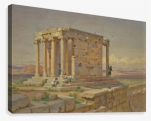 The Temple Of Athena Nike Canvas Print - Giclee Painting: Werner's The Temple Of Athena Nike.