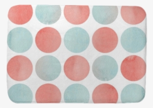 Watercolor Circles In Pink And Blue Color Isolated - 青 系 の 色