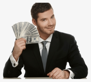 Download Businessman Free Png Photo Images And Clipart - Man With Money Png
