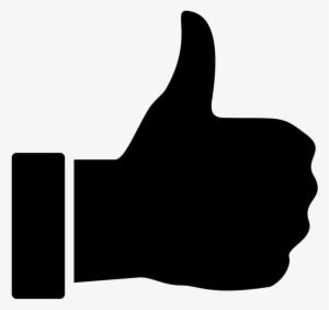 Black Thumbs Up Icon - Thumb Up Icon Png