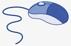 Blue Computer Mouse - Computer Mouse Clipart
