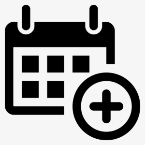 Open - Calendar Icon Plus Sign