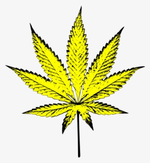 Weed - Yellow Pot Leaf